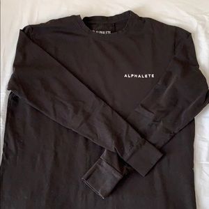 Alphalete Men’s Longsleeve Shirt - Black